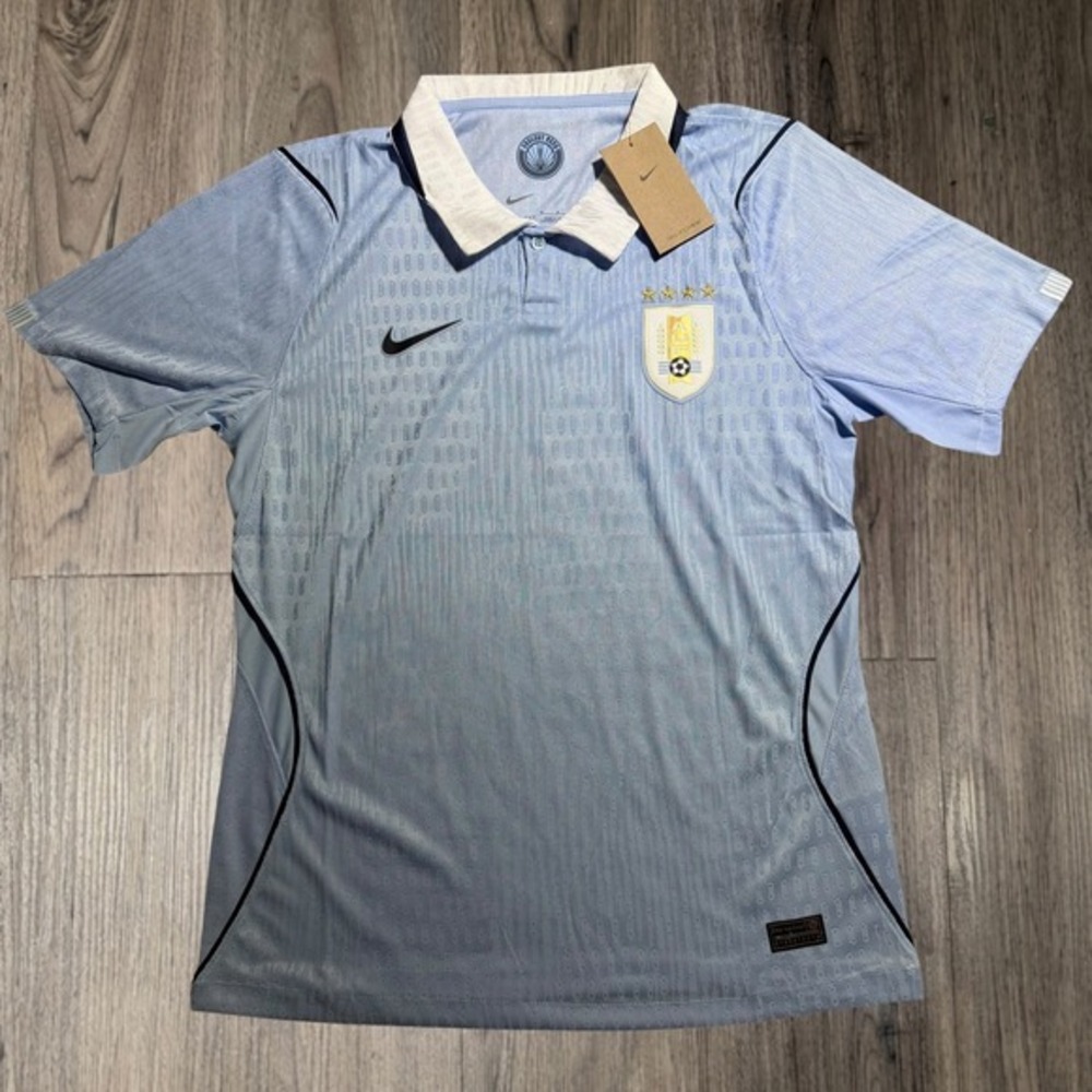 Nike Uruguay 2026 Home Jersey Size Large Light Blue Aero-Fit AUF
